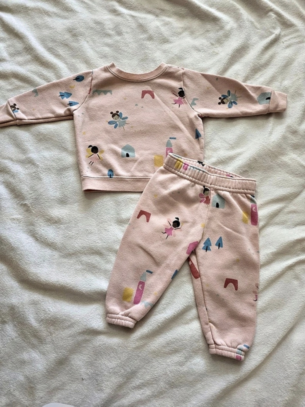 garanimals Baby 6-9M Pink Printed Set Like New
